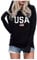 CHUNTIANRAN Langarm-Kapuzenpullover für Damen, lässig, lockere Passform, Gothic-Stil, Grafik-Pullover, USA-Flagge-01, L