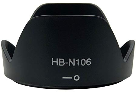 Braleto Parasoleil HB-N106 pour Nikon AF-P DX 18-55 mm f/3.5-5.6G VR Objectif Parasoleil Accessoires pour Appareil Photo protège l'objectif et évite Les Reflets