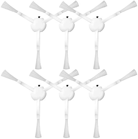 ALPGEN Accessoires d'aspirateur lavables/Fit for Xiaomi Mi Robot aspirateur-vadrouille Mijia 1C Robot Nettoyeur Brosse crépine Lixiviation Tissu Ensemble de Robot de Balayage (Color : Side Brush x 6)