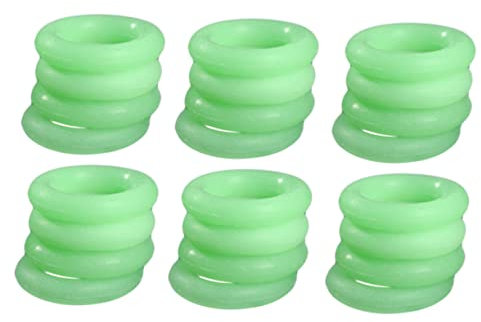 Toddmomy 40st Nachtsichtzeltring Zeltheringe Ring Outdoor Zubehör Nachtsichtzelt Ring Zubehör Für Zeltheringe Lagerzelt Runder Ring Grüner Zeltring Zelte Werkzeug Liefert Draussen