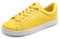 Feversole Women's Light Weight Lace-Up Sneaker,Sneakers Stringate in Pelle PU da Donna Colore Limone Suola Bianca Occhiello Grande 38