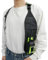 KUNN Universal Left Side Radio Shoulder Harness Holster with Reflective Pocket,Two Way Radio Holder for Motorola,Baofeng, Walkie Talkie Holder for SAR,Police