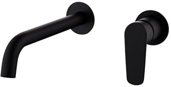 IMEX GLZ044/NG BÉLGICA Grifo de Lavabo Empotrado Negro Mate
