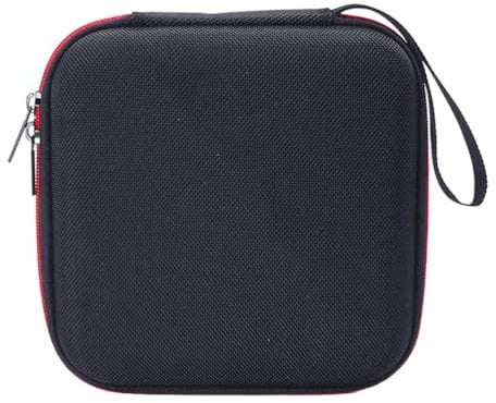 Homoyoyo Dvd Storage Bag Optical Drive Player Carry Case Carry Bag Cd Burner C Usb Cable Drive Reader Case Data Cables Storage Pouch Headset Organizing Pouch Travel Eva Cd Player