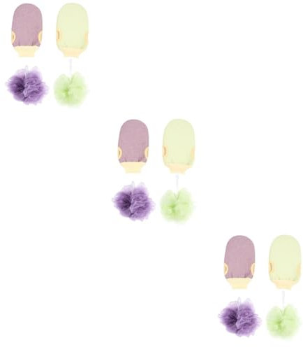 Healeved 12stücke Teiliges Dusch Peeling Handschuhe Rücken Scrubber Exfolierende Bad Handschuhe Mit Aufhänge Schnur Für Sanfte Hautpflege Und Körperreinigung Für Zuhause Und Reisen