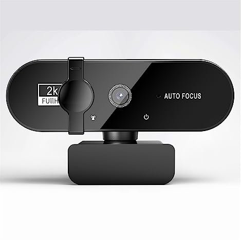 Webcam, Webcam for PC Web Camera Mini Web Cam avec microphone Usb Webcan Autofocus 4K 2K 1080P Full HD Stream Camera for ordinateur portable ,pour le streaming en direct, les appels vidéo et les confé