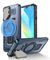 Doeshine für Samsung A16 5G Magnetic Case Built-in Metall-Kamera-Abdeckung mit Stand, [Kompatibel mit Mag-Safe] Military Grade Rugged Shockproof Schutzhülle mit Bildschirmschutz (Blau)