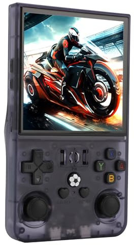 R36MAX Retro Handheld Game Console, 4 Zoll 720x720 Bildschirm, Unterstützt 30 Emulatoren, Tragbare Open -Source -Linux -System -Videospielkonsole, 4000mah
