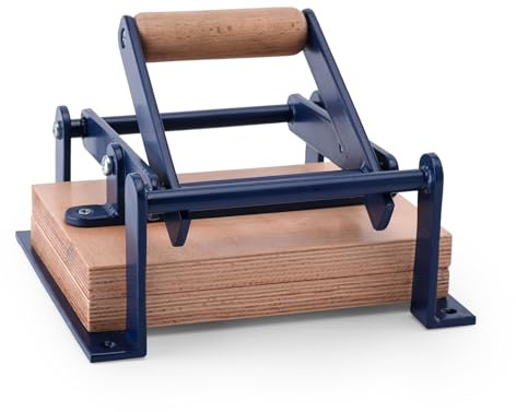 Linocut Press Machine for Printmaking, A5 Size (8.7L x 6W) Blue