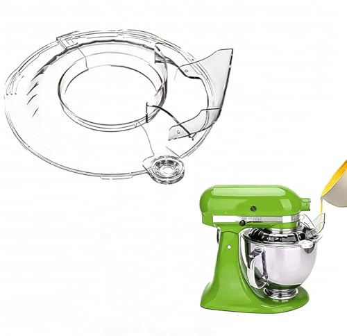 Splash Guard Replacement for Kitchen Aid 4.5-5 T Stand Mixer, Splash Guard Mixer, Perfect as a Lid for KitchenAid Bowls, Foldable Lid for the Mixing Bowl