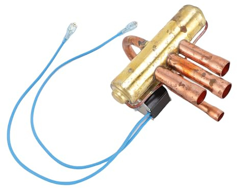Omabeta Valve D'inversion de Climatisation à 4 Voies, économie D'énergie Fiable à Faible Bruit pour Climatiseurs 1.5-2P en Cuivre