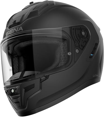 Sena Phantom ANC Vollvisier-Smart-Motorradhelm mit integrierter Kommunikation und aktiver Geräuschkontrolle
