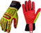 Seibertron HIGH-VIS HRIG Impact Schlagschutz Ölbeständiger Sicherheit rutschfeste General Utility Rigger Handschuhe für Gartenarbeit Handwerker Sport im Wasser Tauchen Segeln Surfen L