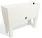 72L Blumentopf Blumenbank m. Füßen in Rattan-Optik Bewässerungssystem Serie Case High weiss