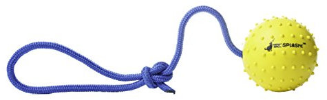 Nero Ball Splash! - Floating Rubber Dog Ball on a Rope - Beach, Lake, Pool, Dog Exercise and Reward