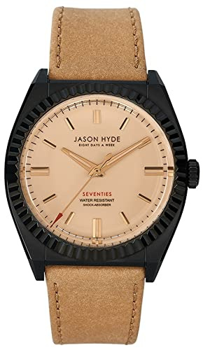 Jason Hyde Amber Crystal Mens Analogue Quartz Watch with Bracelet JH10014