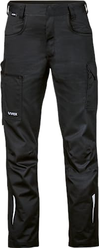 Uvex syneXXo Light Männer Arbeitshose, Lange Bundhose für die Arbeit, Schwarz, Größe 64