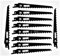 REMI TOOLS LTD 10 PCS Reciprocating Sabre Saw Wood Cutting Blades Fast Wood Cutting blade S617k 15cm 3 Tpi for Bosch DeWalt Hitachi Hikoki, Made of Long-Lasting Bi-Metal