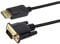 DP auf VGA, Adaptador DisplayPort a VGA DP macho a conector de cable macho VGA 1080p para monitor, computadora de escritorio, computadora portátil, PC, HDTV y más