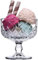 Pasabahce 440211 - Timeless - Lot de 6 coupes à glace en verre - Coupe à dessert - Conception en cristal - Design rétro - 280 ml