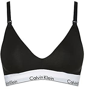 Calvin Klein Damen Still BH Maternity Bra ohne Bügel, Mehrfarbig (Black), L