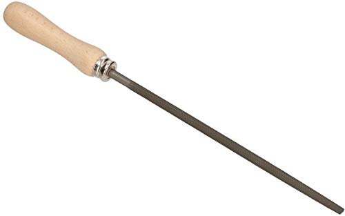 KOTARBAU® Lima rotonda per officina, lunghezza: 200 mm, 2 (media), lima rotonda in metallo, per lavorazione grossolana dei metalli