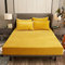 Damier Plüsch Spannbettlaken 160x200cm Gold Gelb Flauschige Bettlaken Winter Warme Cashmere Touch Spannbetttuch Geeignet für 30cm Matratze