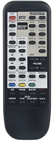 AULCMEET RC-152 Replacement Remote Control Compatible with Denon Stereo Amplifier Audio Player PMA-425R TU-580RD PMA-735R PMA-880R PAM-680R
