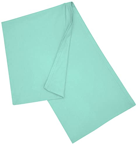 Nurtextil24 Seitenschläferkissen Bezug Baumwolle Kissenbezug-Kissen Set-Inlett od. Füllkissen Türkis Kissenbezug 40 x 140 cm