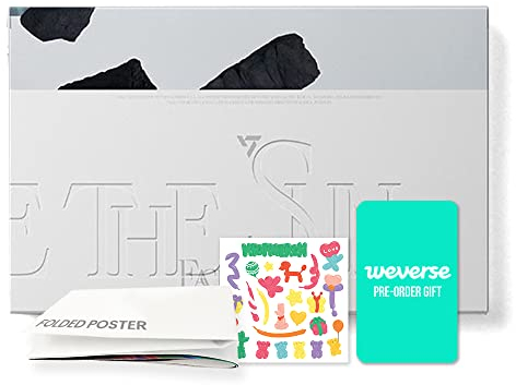 dreamus [ WEVERSE ] Seventeen 4th Album 'Face the Sun' - Folded poster + Top decorative sticker (ep.5 Pioneer)