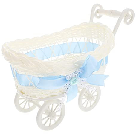 NUOBESTY Party Geflochtene Körbe Kleinkind Rattan-displaykorb-Set Hochzeitsblumenmädchenkorb Korb Für Süßigkeitenbehälter Oldtimer-dekor Spielen Essenswagen Pp Lebensmittel Baby Süssigkeit