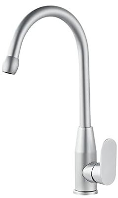 Küchen-Mischbatterie Waschen Geschirrspülbecken Raum Aluminium Wasserhahn Spritzwassergeschützter vertikaler Waschbecken Wasserhahn