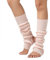 JK Home Women Winter Soft 55cm Knee Long Footless Knitted Stirrup Leg Warmers for Yoga Ballet Dance Exercising Gym Keep Warm, Chunky Boot Cuffs