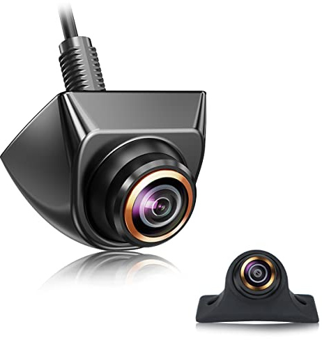 HD Backup/Front/Side View Camera, GreenYi AHD 720P Reverse Rear Cam for Car, SUV, RV, Trailer, Camper, Van, Pickup, Adjustable Fisheye Lens, 170 Degrees Viewing Angle(Black)