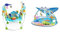 Bright Starts, Disney Baby &, Disney Baby, Findet Nemo Spieldecke mit Spielbogen, Lichtern und 20+ Minuten Melodien und Musik, Spielmatte mit abnehmbare Spielzeuge, ab der Geburt