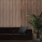 Slat Wall Panelling - Wood Panels for Walls - Contemporary 3D Wall Panels/Cladding - Decorative & Sound Absorbing Acoustic Panels Slatted Wooden Slats Wall Panel (Walnut)