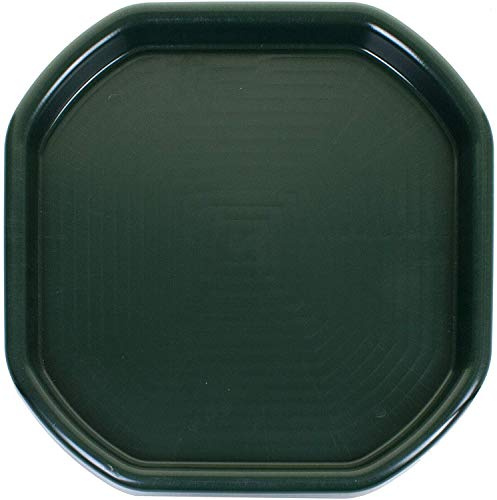 DARK GREEN Small Plastic Builders Building Material Mixing Tray Spot for Cement Mortar Sand Plastering (70 x 70 cm) - Made In UK