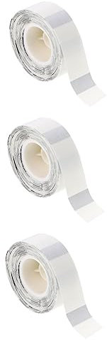 Ciieeo 3rollen Roll Transparent Label Printer Tape Selbstklebende Klarsichtetiketten Für Etikettendrucker Für Zuhause Und Geschäfte Wasserfest Und Einfach Zu Verwenden