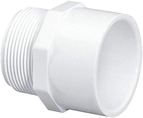 5pcs PVC Male Adapter Pipe Fitting - SCH 40 PVC Fittings 3/4 Slip Socket x 3/4 MNPT PVC Connectors - PVC Pipe Connectors for Sanitär-Wasserleitung - Male Adapter Fitting
