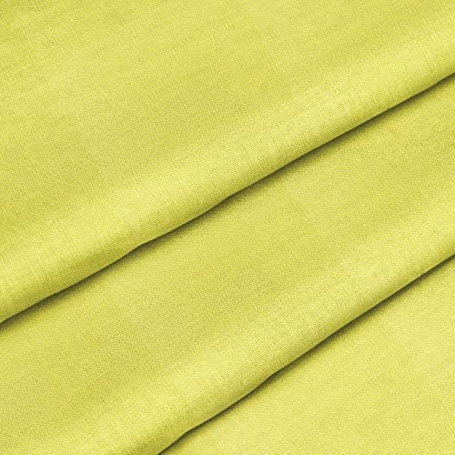 PINaPIN Wasserdichter Polyesterstoff 100% Polyester Stoffe meterware zum nähen Gartenmöbel, Schirme, Vorhänge für Garten 100x160 cm (NEONLIMONENFARBIG)