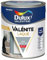 Dulux Valentine Peinture Laque Valénite Intérieur et Extérieur Multi-supports - Finition parfaite et lisse, Formule Haute Résistance - Brillant Gris de Brume 2 L