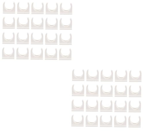 UPKOCH 2 Sätze 16 Mm Verschluss Rohrschelle U-form Klemme Pvc-klemme Unterstützung Reitpferd Klemmverschluss Für 50 Stück * 2