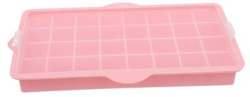 AUTSUPPL Silikon Eiswürfelform Mit Deckel Eisform Für Gefrierschrank Eisgitter Maker Quadratische Eisform Haushalts Eisform Praktische Eiswürfelform Eiswürfel Herstellungsform
