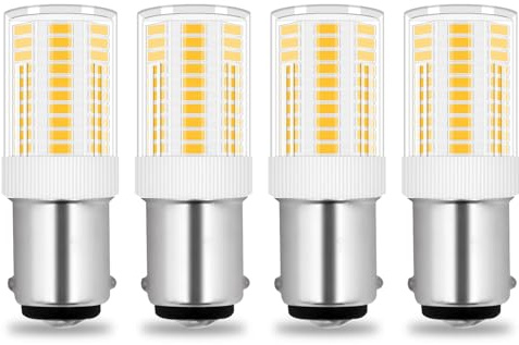 TRIJZHOU B15d LED Lampe 4W AC220-230V Warmweiß 3000K 4er-Set