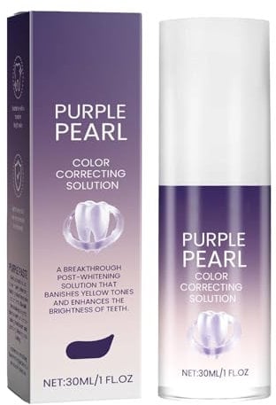Lila Zahnpasta - Purple Teeth Whitening Toothpaste, Purple Freshen Breath Zahnpasta, 30 Ml Zahnaufhellungs-Zahnpasta Zur Entfernung Von Zahnaufhellungsflecken