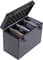 D DACCKIT Comic Book Case - Comic Book Storage Box with Dividers, Fits 100+ Regular Comics Bagged and Boarded