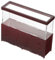 HAWILLOSCH Mini-aquarium Puppenhaus Aquarium Miniaturspielzeug Miniatur-dinge Mini-hausdekoration Miniatur-szenendekor Mini-hausaquarium Aquarium Und Mini-fischdekor Puppenhaus Hölzern