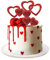 TAXTYHRE 10 Stück Valentine's Day Cupcake Toppers, Glitter Herz Cupcake Topper, Sweet Love Valentinstag Kuchen Topper, für Valentinstag Thema Hochzeit Braut Dusche Geburtstag Party