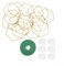 Stylish Hexagonal Chain Trellis Set of 18 Enhance Your Indoor and Outdoor Plant Aesthetics