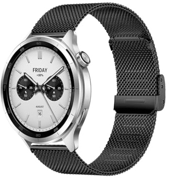 KoGiio 22mm Armband für Xiaomi Watch 5 /Xiaomi Watch S4 47mm / S4 Sport, Metall Uhrenarmband